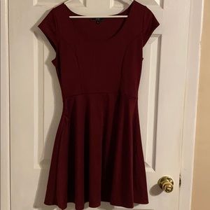 Burgundy Dress